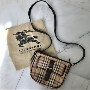 Burberry PVC Beige Leather Crossbody Bag